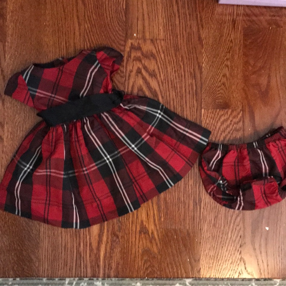 Ralph Lauren plaid holiday dress